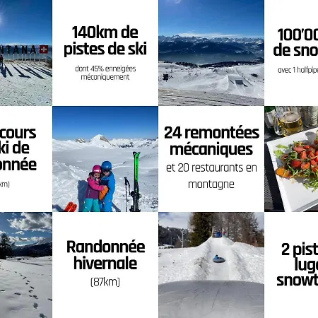 Bel De 2 Avec Magnifique Vue A Apartment Crans-Montana